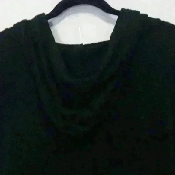 Black no name hoodie light knit M soft - Picture 3 of 7